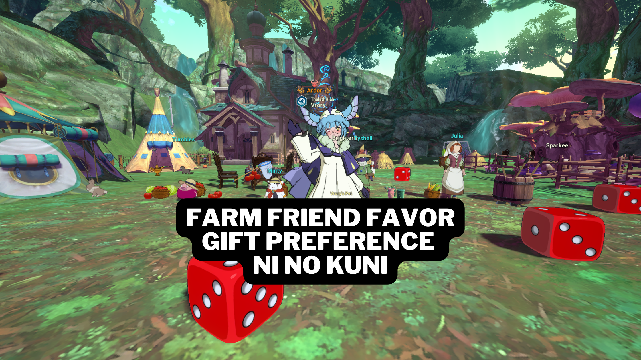 Farm Friend Favor Gift Preference Ni no Kuni