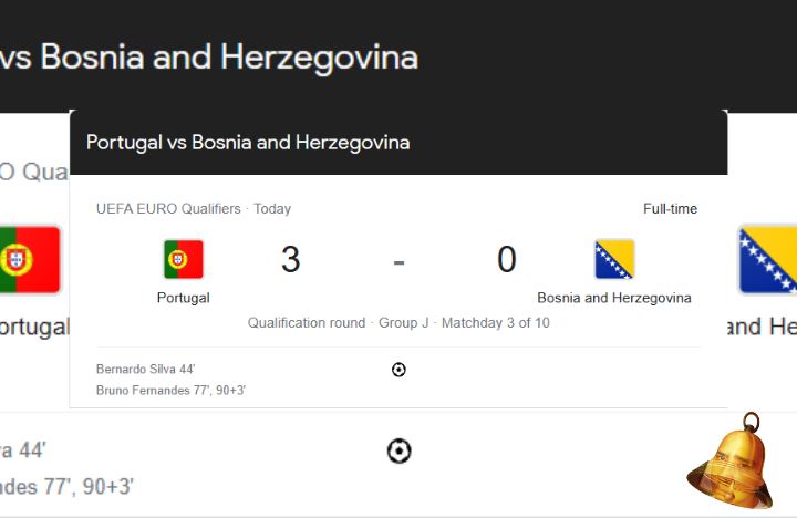 Portugal vs bosnia