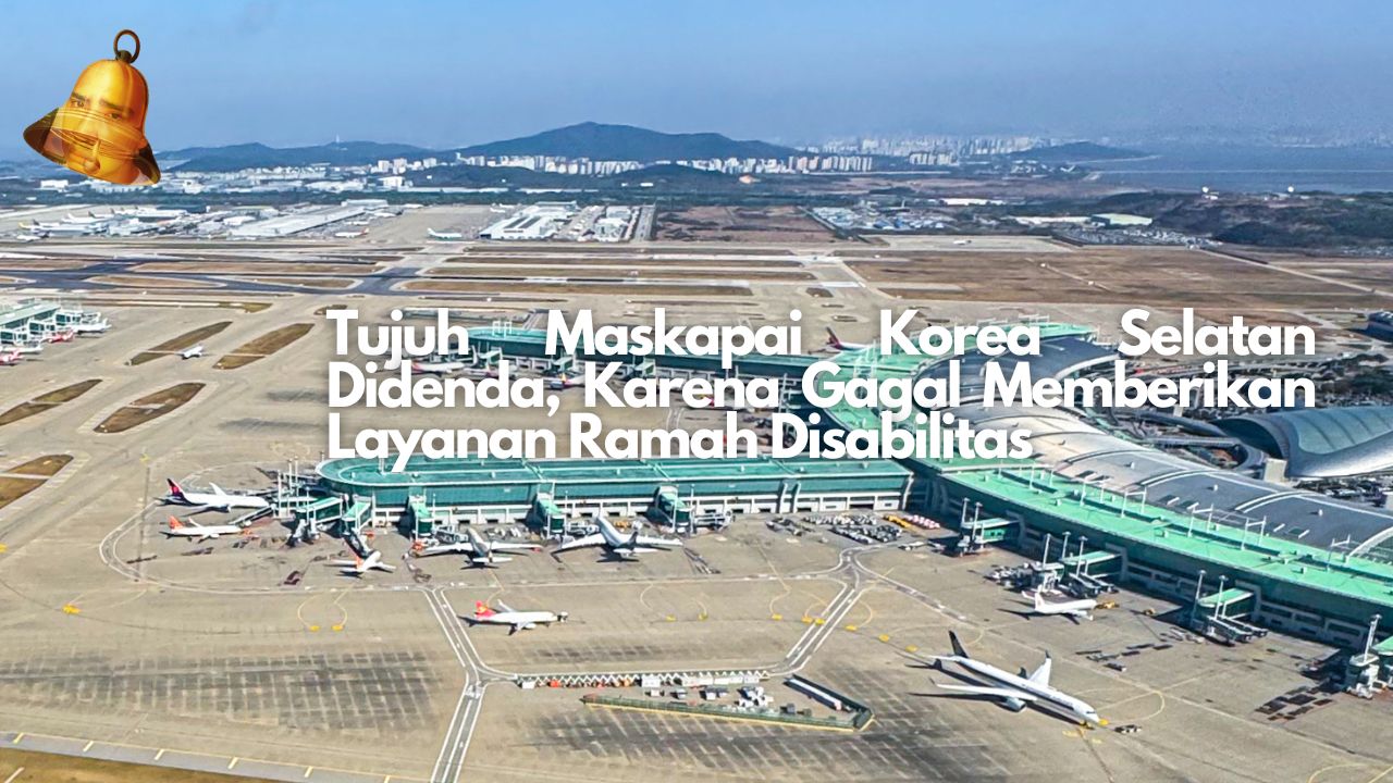 Tujuh Maskapai Korea Selatan Didenda, Karena Gagal Memberikan Layanan Ramah Disabilitas