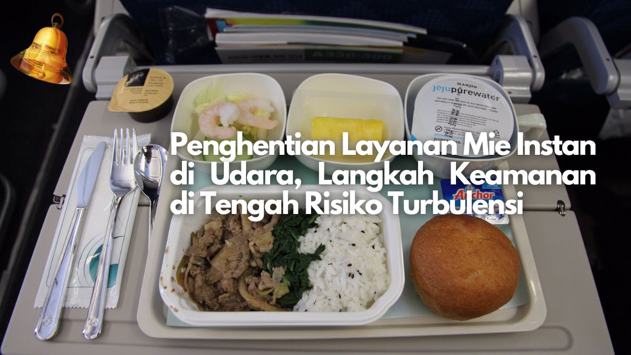 Penghentian Layanan Mie Instan di Udara, Langkah Keamanan di Tengah Risiko Turbulensi