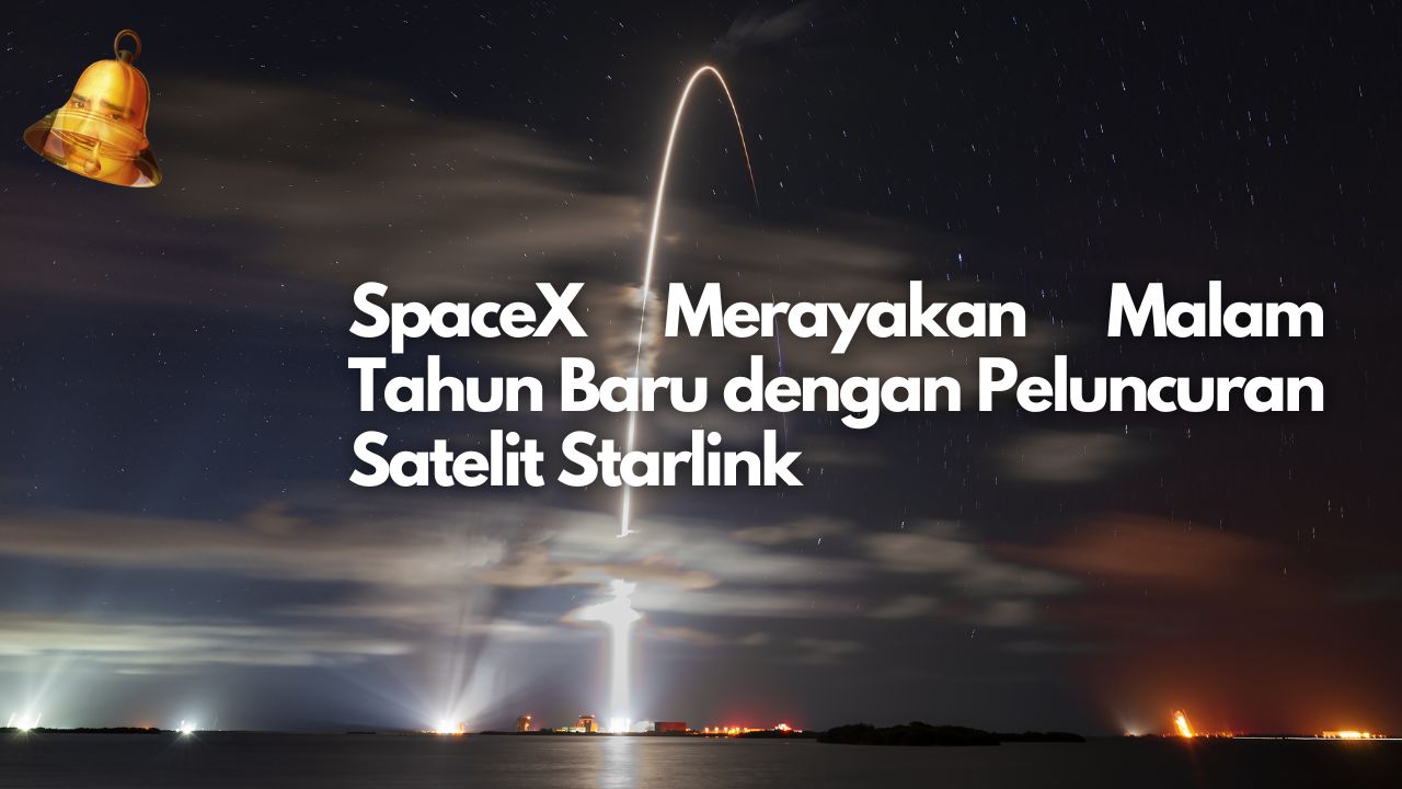 SpaceX Merayakan Malam Tahun Baru dengan Peluncuran Satelit Starlink