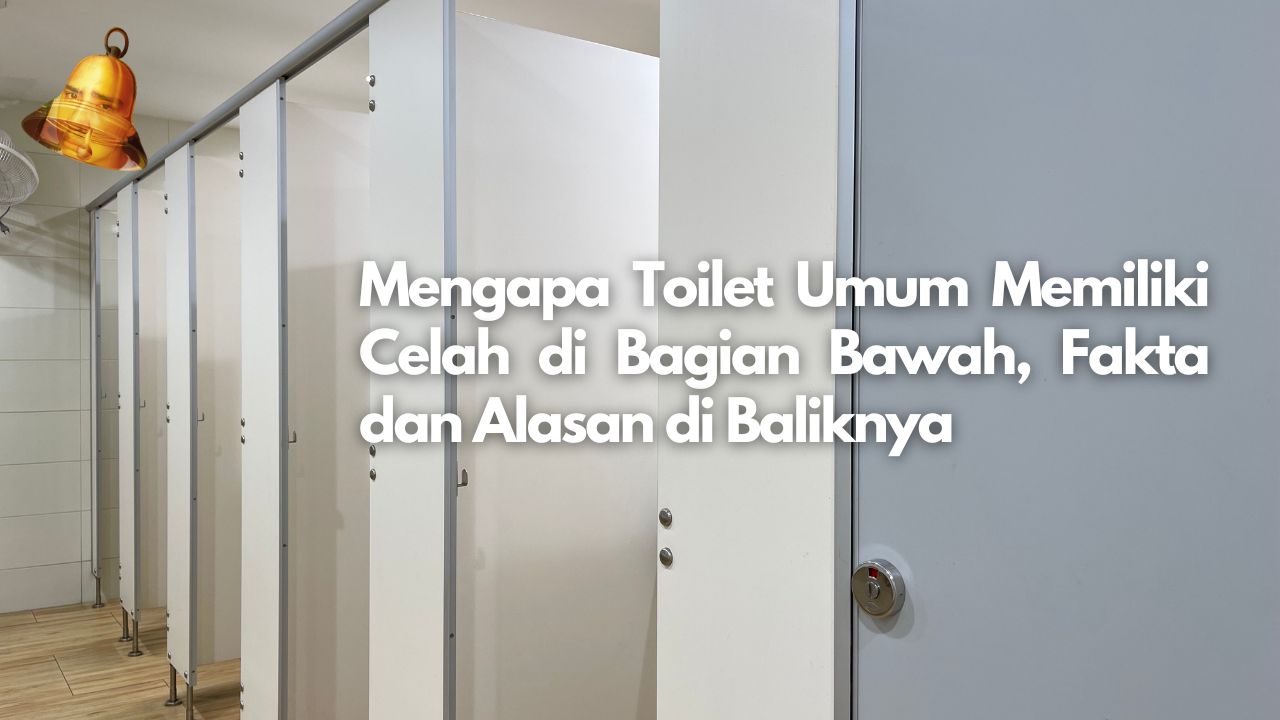 Mengapa Toilet Umum Memiliki Celah di Bagian Bawah, Fakta dan Alasan di Baliknya