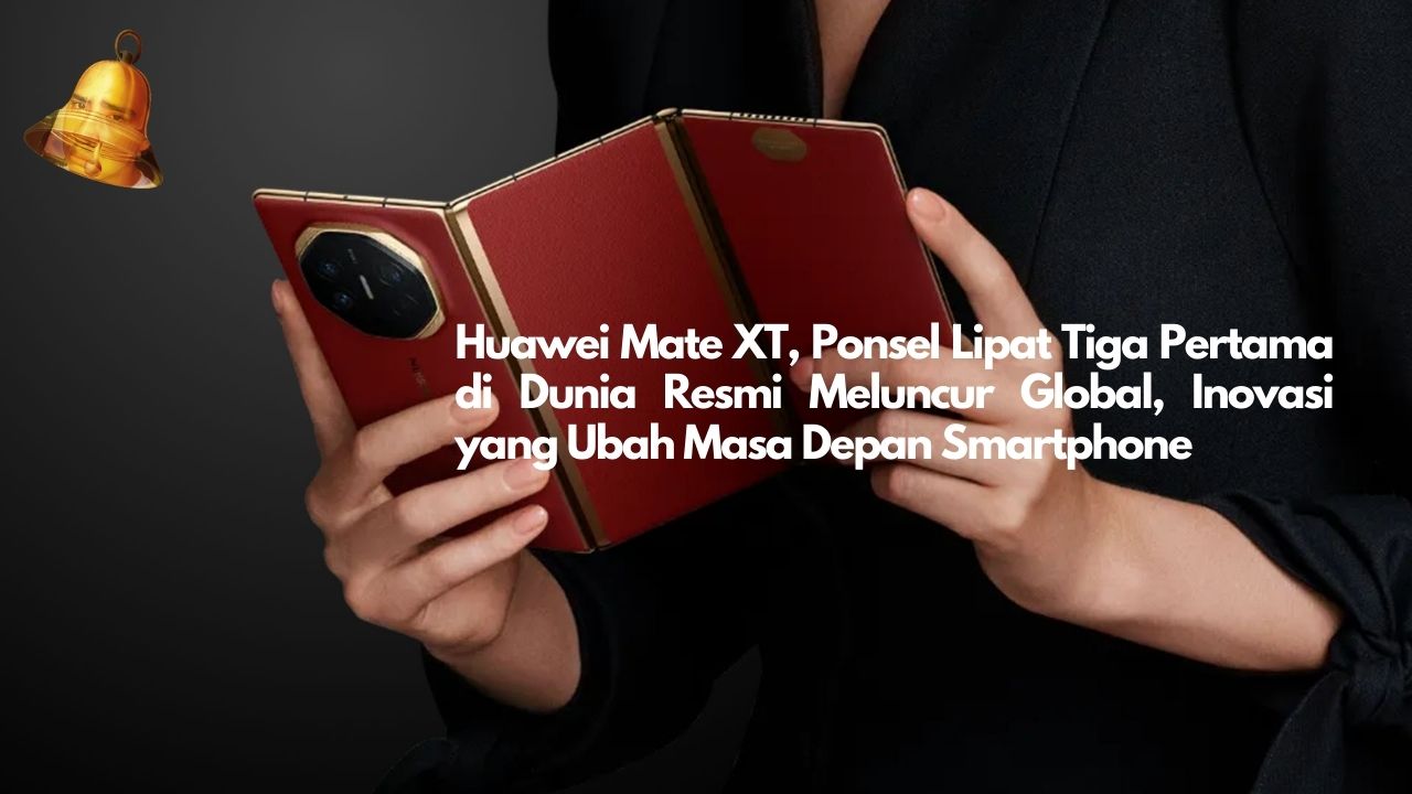 Huawei Mate XT, Ponsel Lipat Tiga Pertama di Dunia Resmi Meluncur Global, Inovasi yang Ubah Masa Depan Smartphone