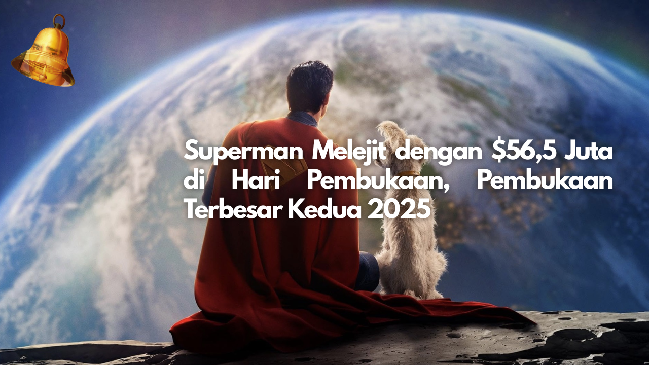 Superman Melejit dengan $56,5 Juta di Hari Pembukaan, Pembukaan Terbesar Kedua 2025